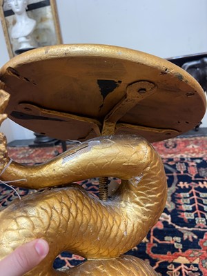 Lot 4 - A giltwood side table