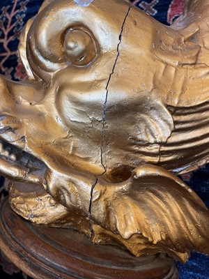 Lot 4 - A giltwood side table