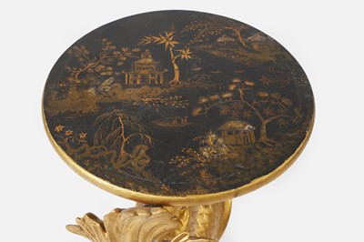 Lot 4 - A giltwood side table