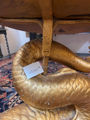 Lot 4 - A giltwood side table
