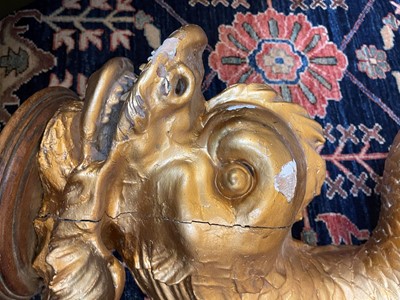 Lot 4 - A giltwood side table