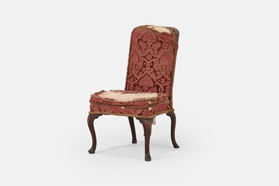 Lot 215 - A George I walnut upholstered side chair