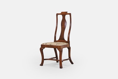 Lot 218 - A George I walnut side chair