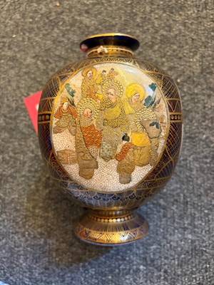 Lot 55 - A Japanese Satsuma dish
