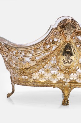 Lot 88 - A set of silver-gilt table baskets