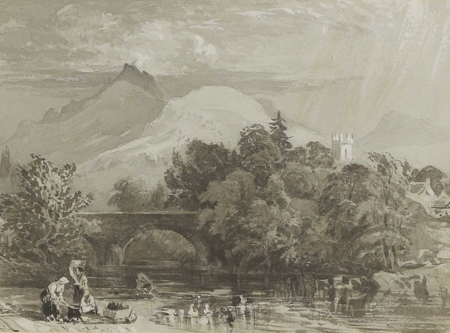 Lot 128 - Attributed to David Cox OWS (British, 1783-1859)