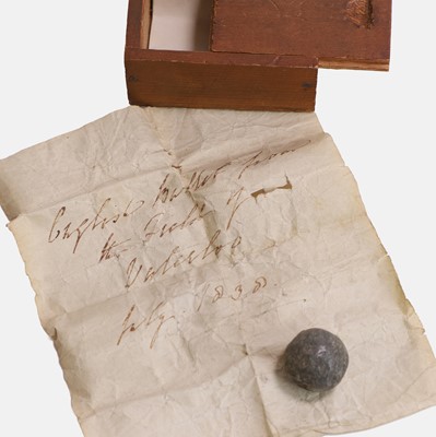 Lot 245 - A lead shot from the Battle of Waterloo