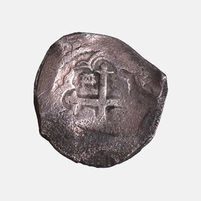 Lot 278 - A silver 'pieces of eight' shipwreck treasure coin