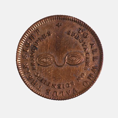 Lot 286 - An optician's token