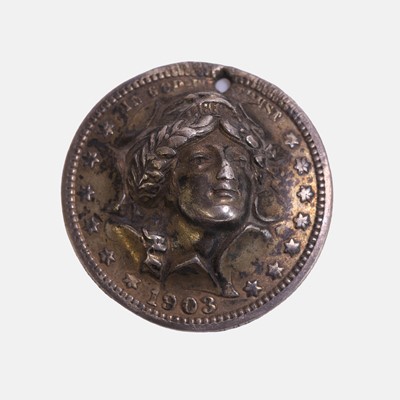 Lot 284 - A three-dimensional American Quarter Dollar