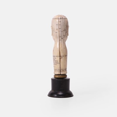 Lot 100 - A carved bone acupuncture teaching aid