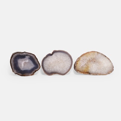 Lot 448 - A group of three mineral slices