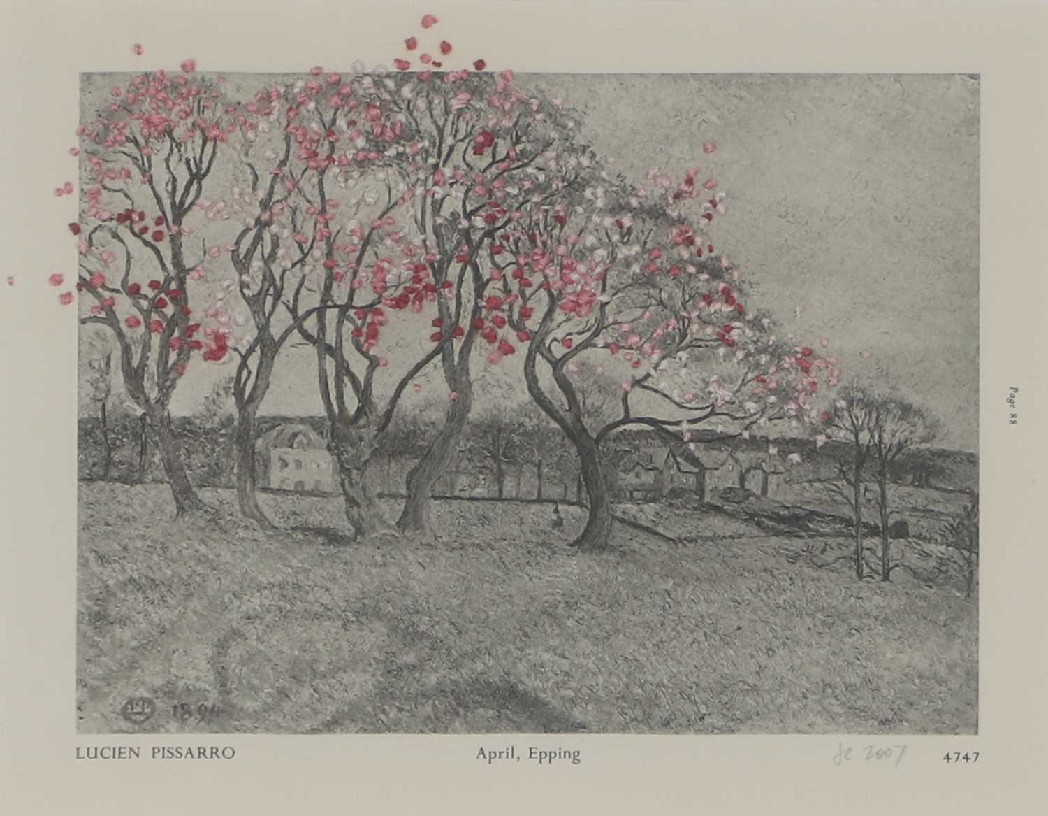 Lot 254 - Julie Cockburn (British, b.1966) after Lucien Pissarro
