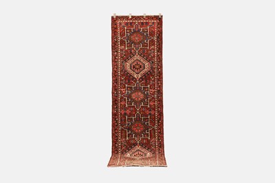 Lot 585 - A Heriz wool runner