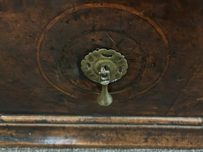 Lot 450 - A Charles II walnut and sycamore-inlaid chest-on-stand