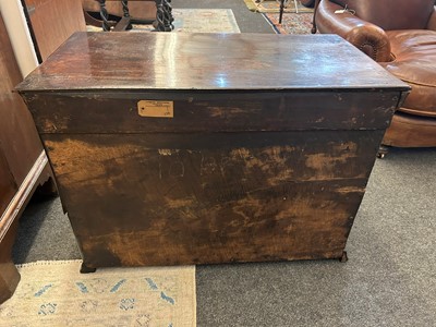 Lot 450 - A Charles II walnut and sycamore-inlaid chest-on-stand