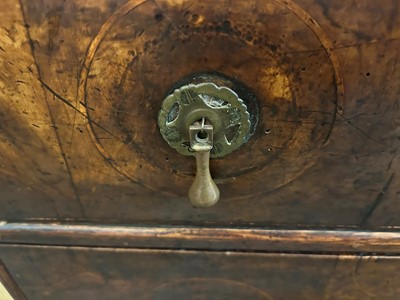 Lot 450 - A Charles II walnut and sycamore-inlaid chest-on-stand