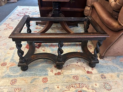 Lot 450 - A Charles II walnut and sycamore-inlaid chest-on-stand