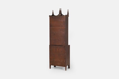 Lot 445 - A late George III mahogany china cabinet