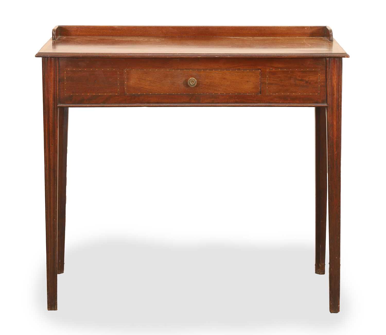 Lot 538 - A George III mahogany side table