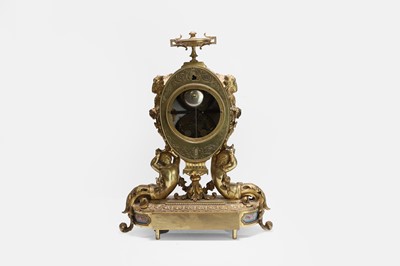 Lot 33 - An ormolu perpetual calendar mantel clock