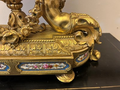 Lot 33 - An ormolu perpetual calendar mantel clock