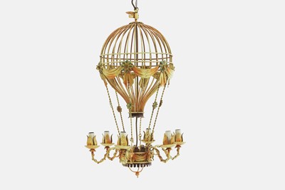 Lot 617 - A toleware ceiling light