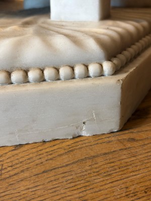 Lot 53 - A large marble figure of 'The Crouching Venus'