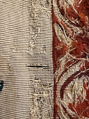 Lot 307 - A Gobelins allegorical tapestry of the 'Palace of Versailles' representing April