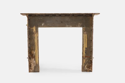 Lot 83 - A Victorian pine fireplace surround