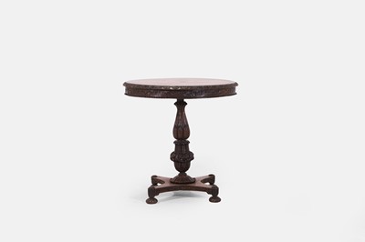 Lot 514 - An Anglo-Indian padouk centre table