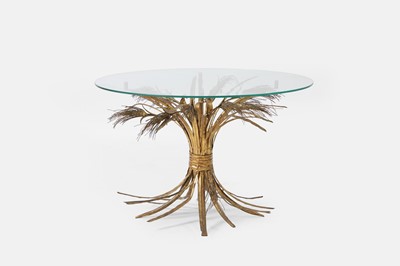 Lot 318 - A Hollywood Regency 'wheat-sheaf' coffee table