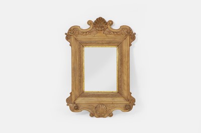 Lot 70 - A George II-style pine pier mirror