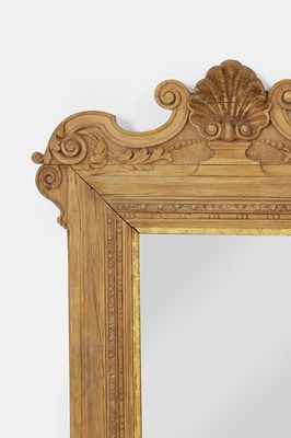 Lot 70 - A George II-style pine pier mirror