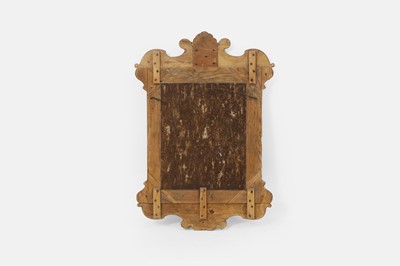 Lot 70 - A George II-style pine pier mirror