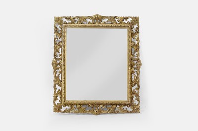 Lot 609 - A giltwood mirror in the Florentine style