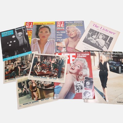 Lot 305 - Marilyn Monroe lobby cards and magazines
