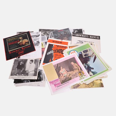 Lot 319 - Hammer film studio ephemera and magazines
