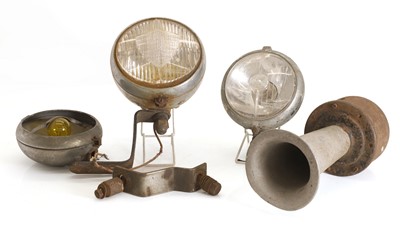 Lot 26 - A group of Marchal lamps