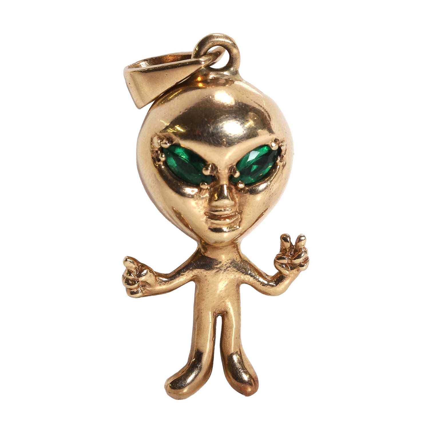 Lot 63 - A paste set novelty pendant