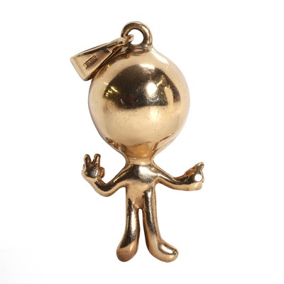 Lot 63 - A paste set novelty pendant