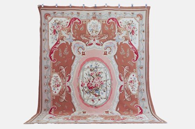 Lot 208 - An Aubusson-style needlepoint carpet