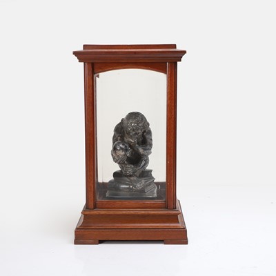 Lot 120 - A novelty spelter lighter