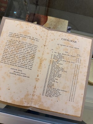 Lot 97 - An exhibition booklet for the 'Exhibition of Drawings by Louis Wain'