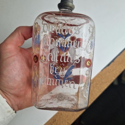 Lot 25 - A collection of Steigel-type glass items