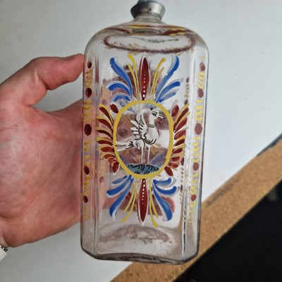 Lot 25 - A collection of Steigel-type glass items