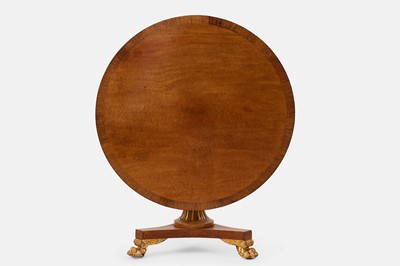 Lot 290 - A Regency mahogany, rosewood and parcel-gilt centre table