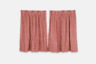 Lot 309 - A pair of cotton Vaughan curtains