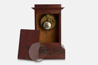 Lot 74 - A mahogany mantel clock by Henry-Lepaute, Paris