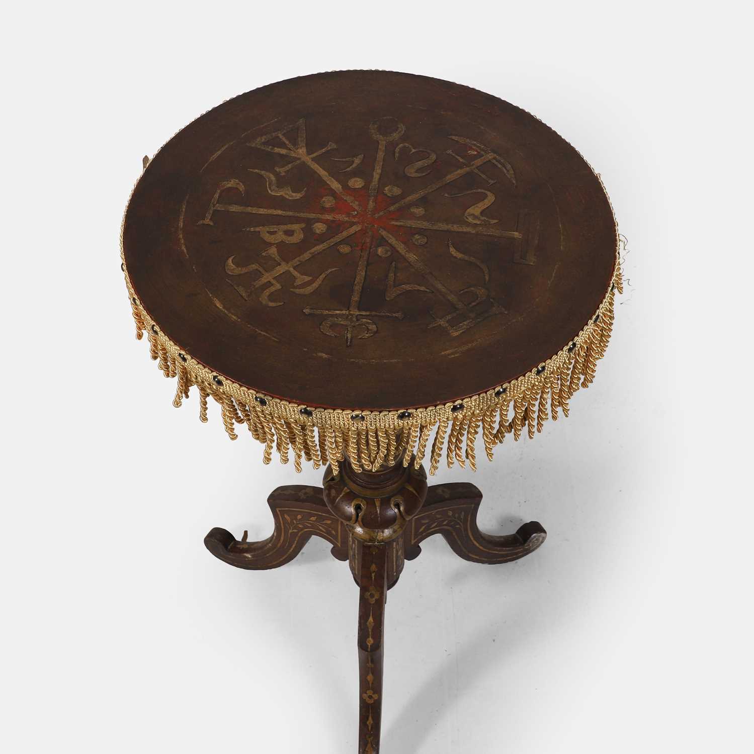 Lot 4 - A 'gypsy' tripod table